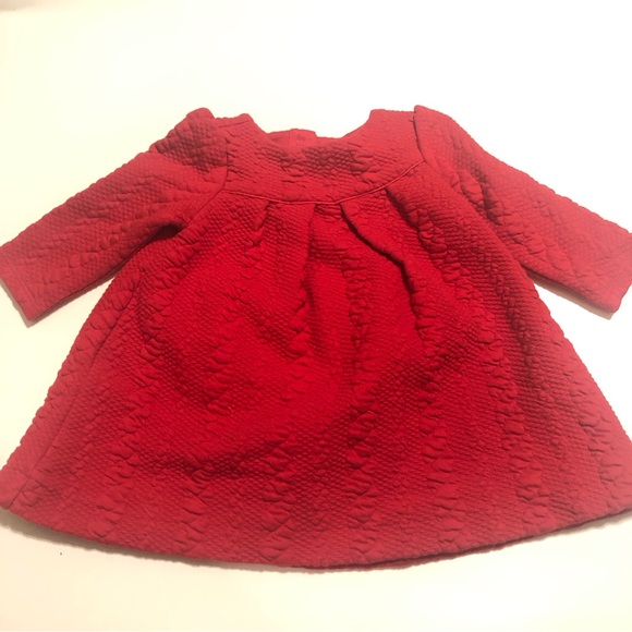 NWOT Janie and Jack Long Sleeve Red Dress with matching Bloomers - Picture 1 of 10